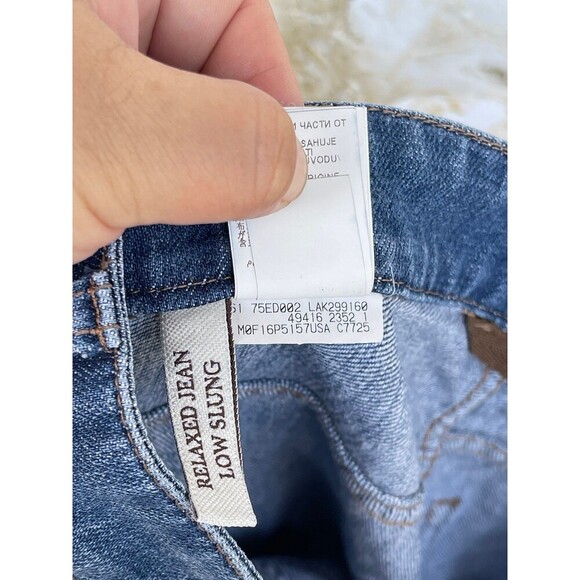 Brunello Cucinelli Low‑Slung Relaxed Jeans – Size 4, Medium Wash, Made in Italy - Picture 10 of 12